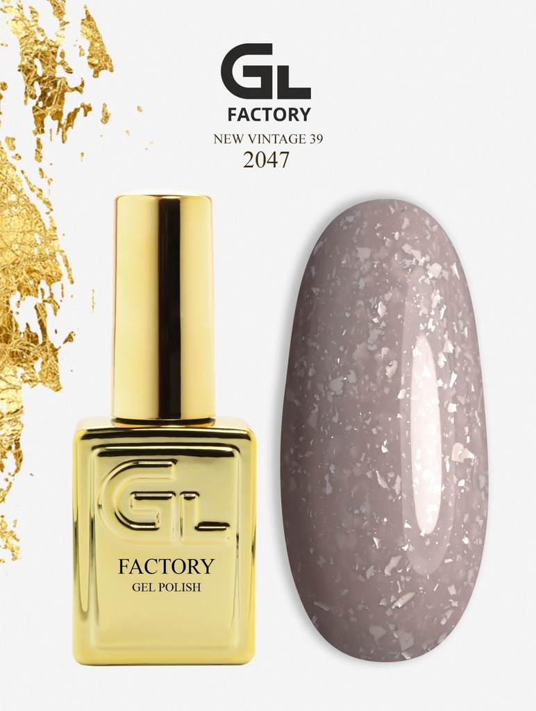 GL 2047 GOLD Gel Polish New Vintage 39 15