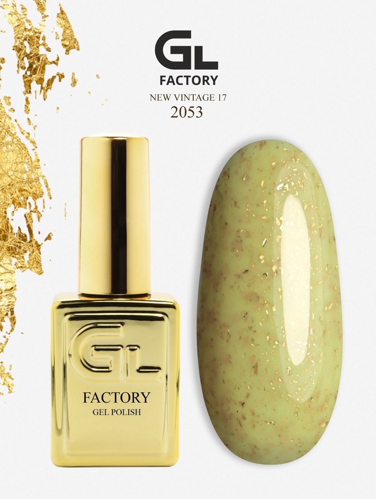 GL 2053 GOLD Gel Polish New Vintage 17 15
