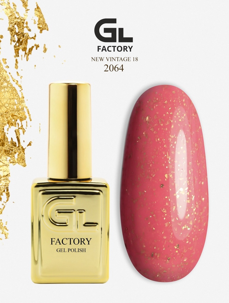 GL 2064 GOLD Gel Polish New Vintage 18 15