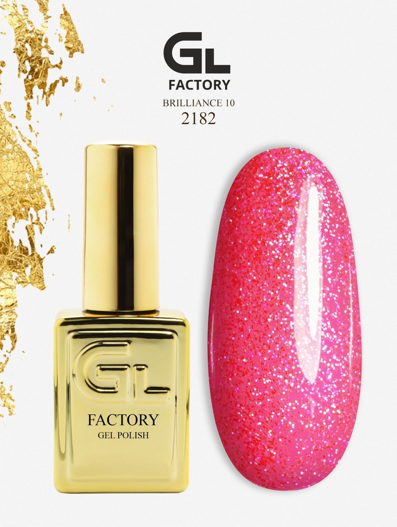 GL 2182 GOLD Gel Polish Brilliance 10 15