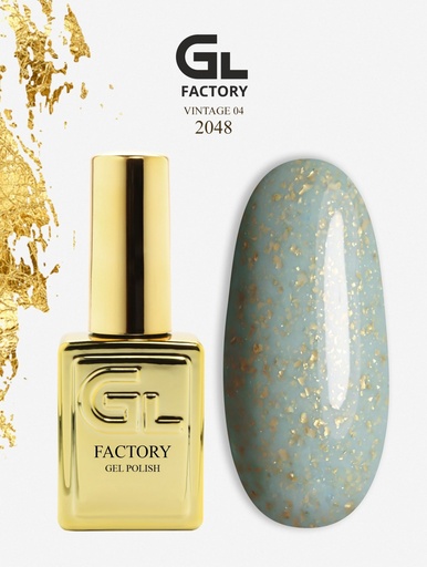 GL 2048 GOLD Gel Polish Vintage 04 15