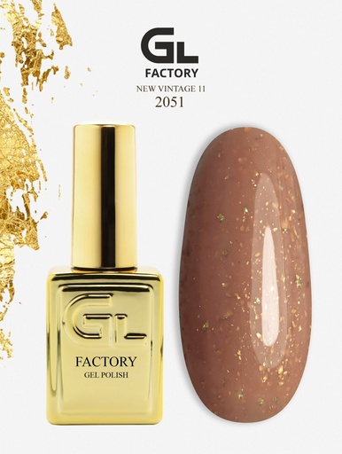 GL 2051 GOLD Gel Polish New Vintage 11 15