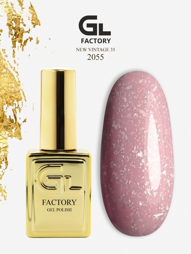 GL 2055 GOLD Gel Polish New Vintage 35 15